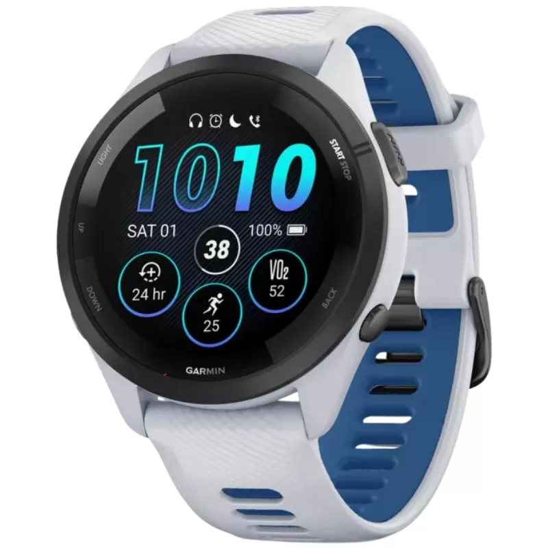 Reloj GPS Garmin Forerunner 265 010-02810-01- Whitestone/Tidal Blue