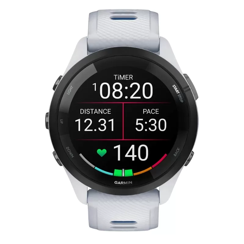 Reloj GPS Garmin Forerunner 265 010-02810-01- Whitestone/Tidal Blue