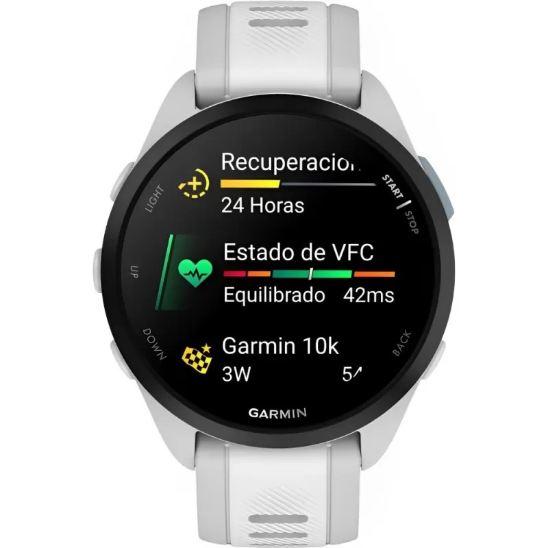 Reloj GPS Garmin Forerunner 165 010-02863-21 - Mist Gray/Whitestone