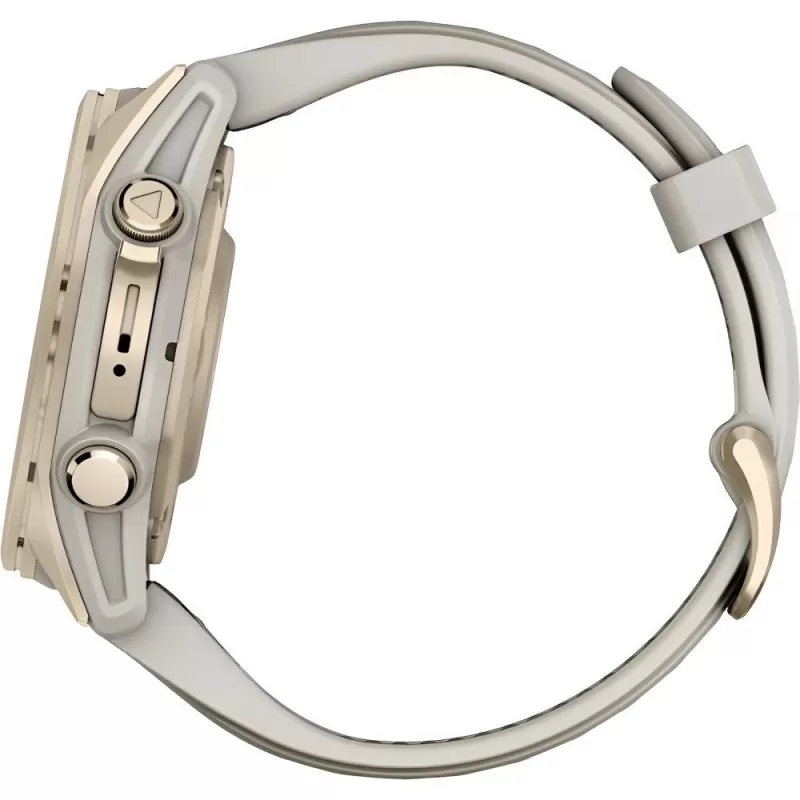 Reloj GPS Garmin Fēnix 8 43mm AMOLED - Soft Gold/Beige (010-02903-10)