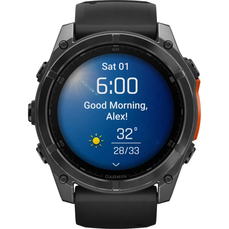 Reloj GPS Garmin Fēnix 8 51mm AMOLED - Slate Gray/Black (010-02905-00)