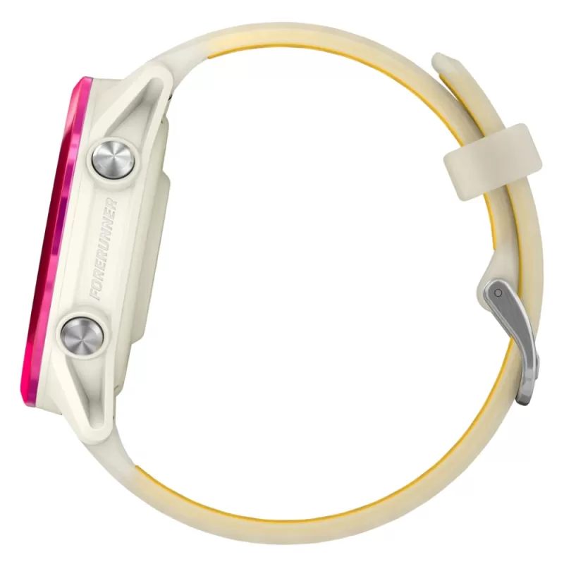 Reloj GPS Garmin Forerunner 570 42mm 010-02970-02 - Raspberry Aluminum/Translucent Bone/Mango Band