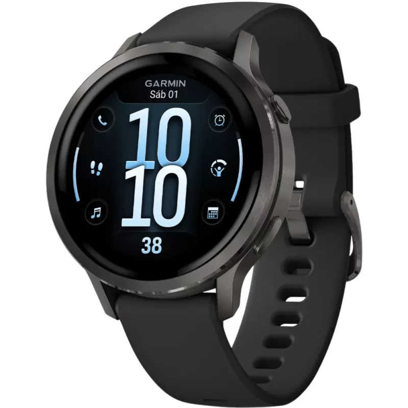 Reloj GPS Garmin Venu 4 41mm - Slate/Black (010-03013-02)