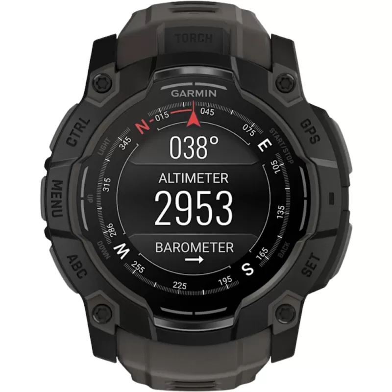 Reloj GPS Garmin Instinct 3 50mm AMOLED - Black/Charcoal (010-03020-00)