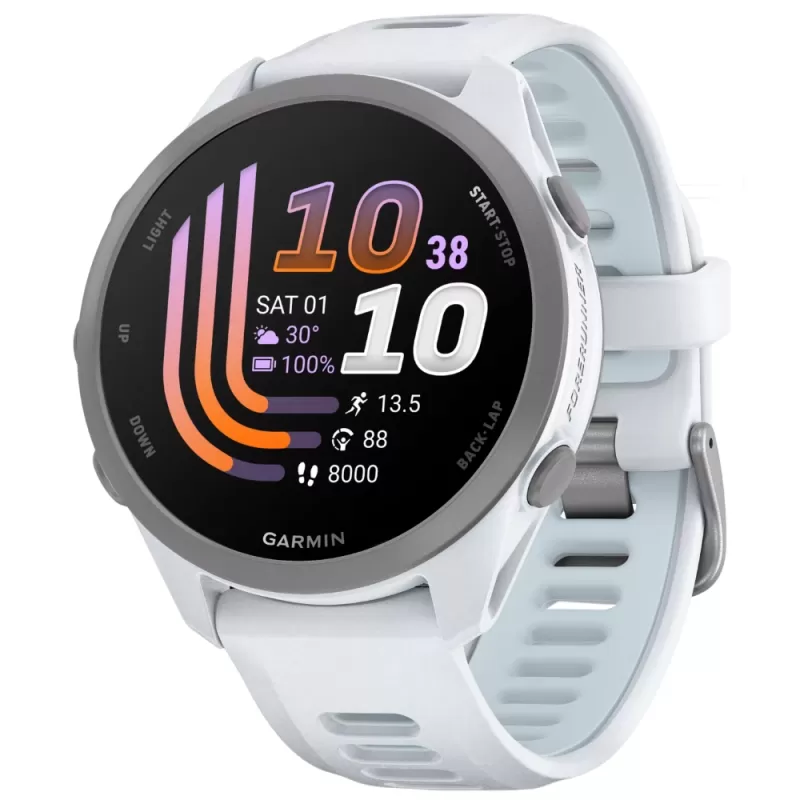 Reloj GPS Garmin Forerunner 170 43mm - Whitestone/Cloud Blue (010-03920-01)