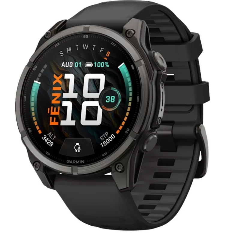 Reloj GPS Garmin Fenix 9 47mm - Carbon Gray/Black (010-04762-10)