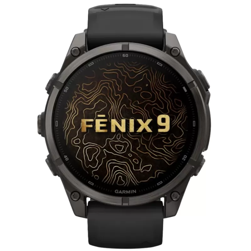 Reloj GPS Garmin Fenix 9 47mm - Carbon Gray/Black (010-04762-10)