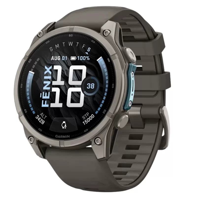 Reloj GPS Garmin Fenix 9 47mm - Titanium/Pebble Gray (010-04762-00)