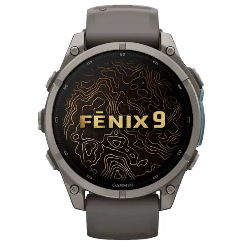 Reloj GPS Garmin Fenix 9 47mm - Titanium/Pebble Gray (010-04762-00)