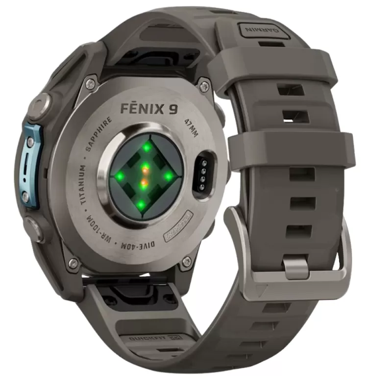 Reloj GPS Garmin Fenix 9 47mm - Titanium/Pebble Gray (010-04762-00)