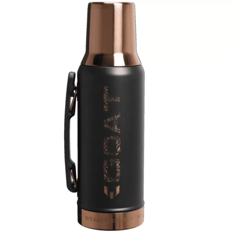 Termo Stanley × Messi The High Presicion Flow Mate System 1.2L - GOAT Black