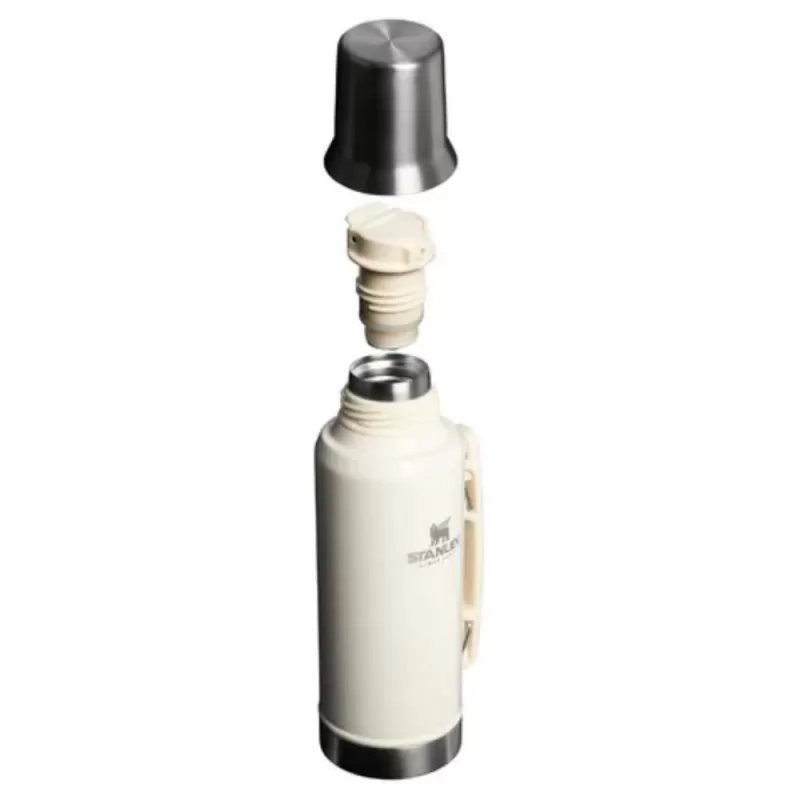Termo Stanley Classic The High Precision Flow Mate System 1.2L - Cream Gloss