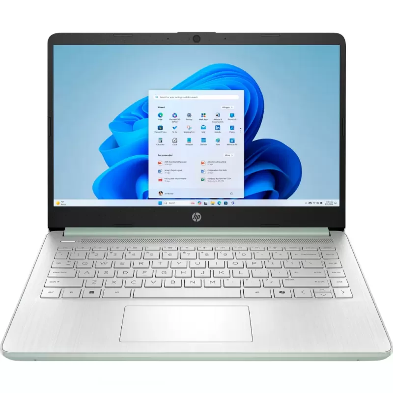 Notebook HP 14-DQ6013DX 14" Intel N150 4/128GB W11 - Green