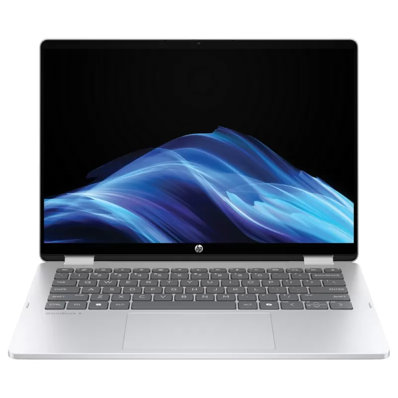 Notebook HP OmniBook 5 Flip 14-FP0013DX 14" 2K Touch Intel Core 5 120U 8/512GB W11 - Silver