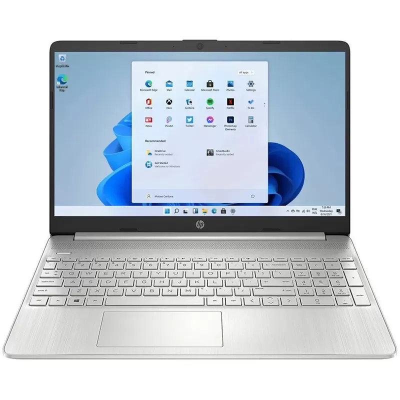 Notebook HP 15-DY5073DX 15.6" Touch Intel Core i7-1255U 16/512GB W11H - Silver