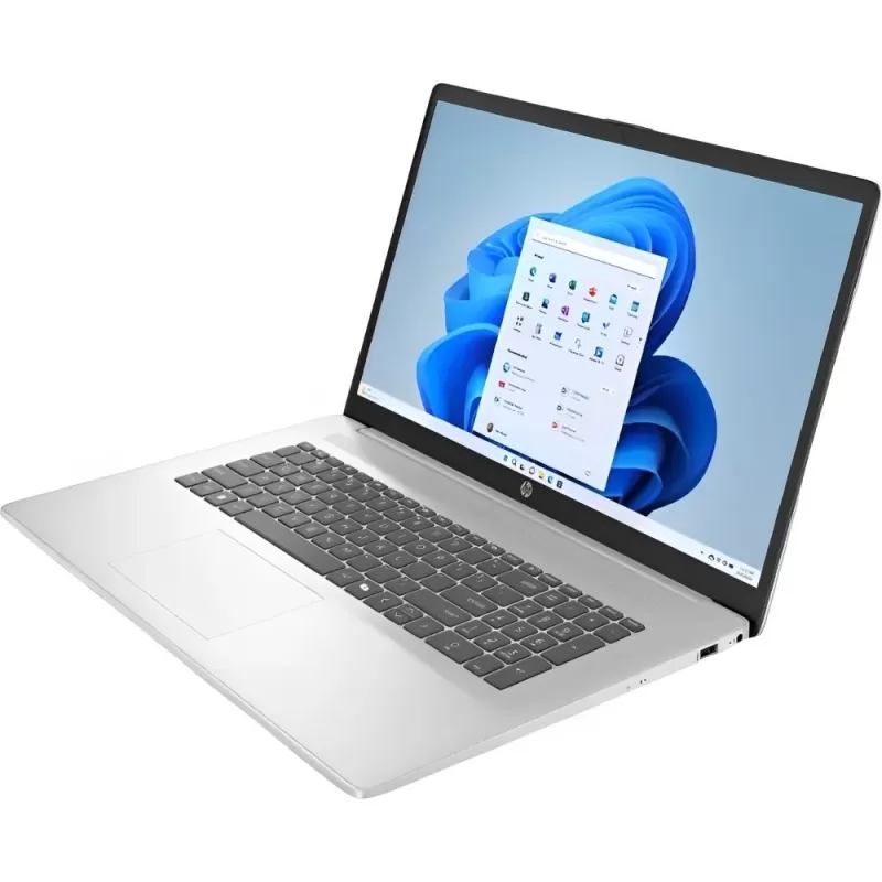 Notebook HP 17-CP2025DX 17.3" AMD Ryzen 5 7520U 8/512GB W11 - Silver