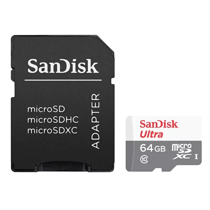 Memoria microSD SanDisk Ultra 64GB 100MB/s (SDSQUN...