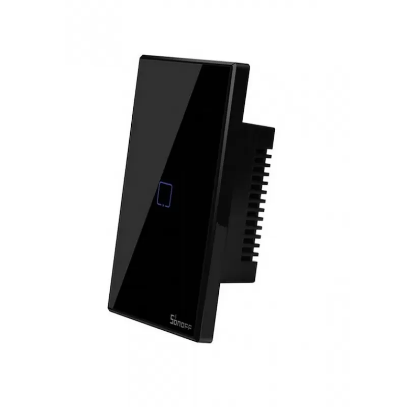 Interruptor de Pared Smart Sonoff T3US1C Wi-Fi 2V - Black