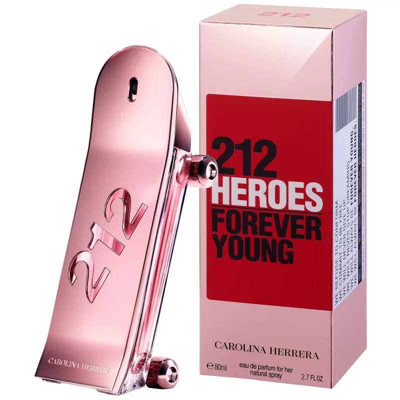 Perfume Carolina Herrera 212 Heroes Forever Young EDP Femenino - 80ml