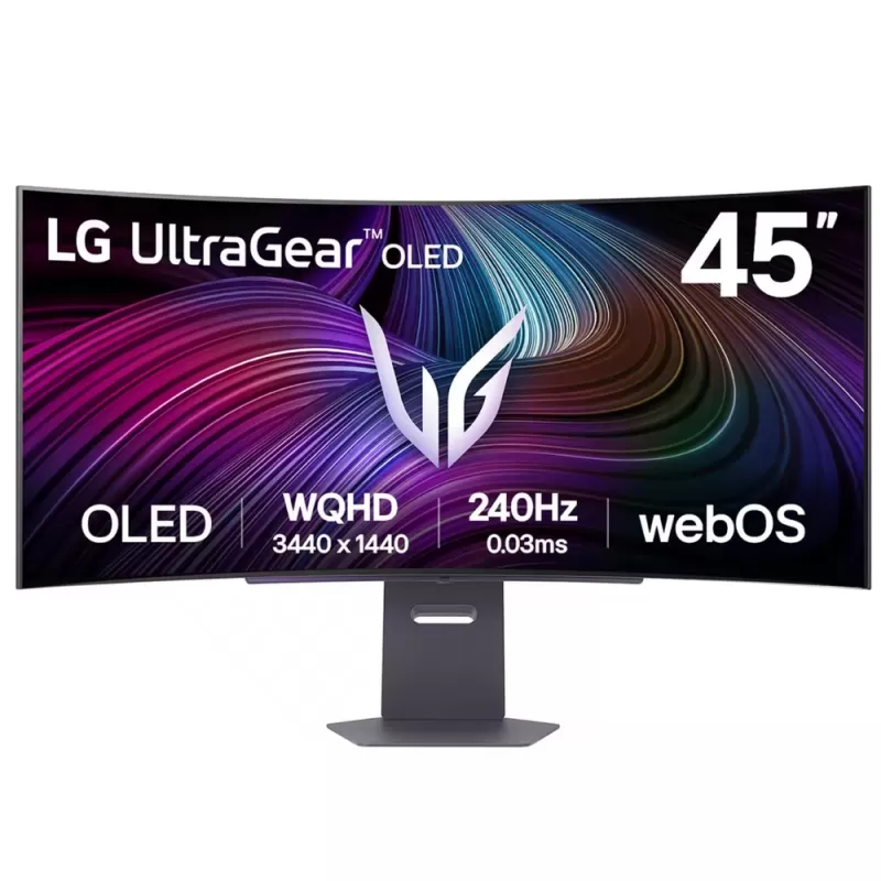 Monitor Gamer Curvo OLED LG 45" 45GX90SA-B WQHD 240Hz