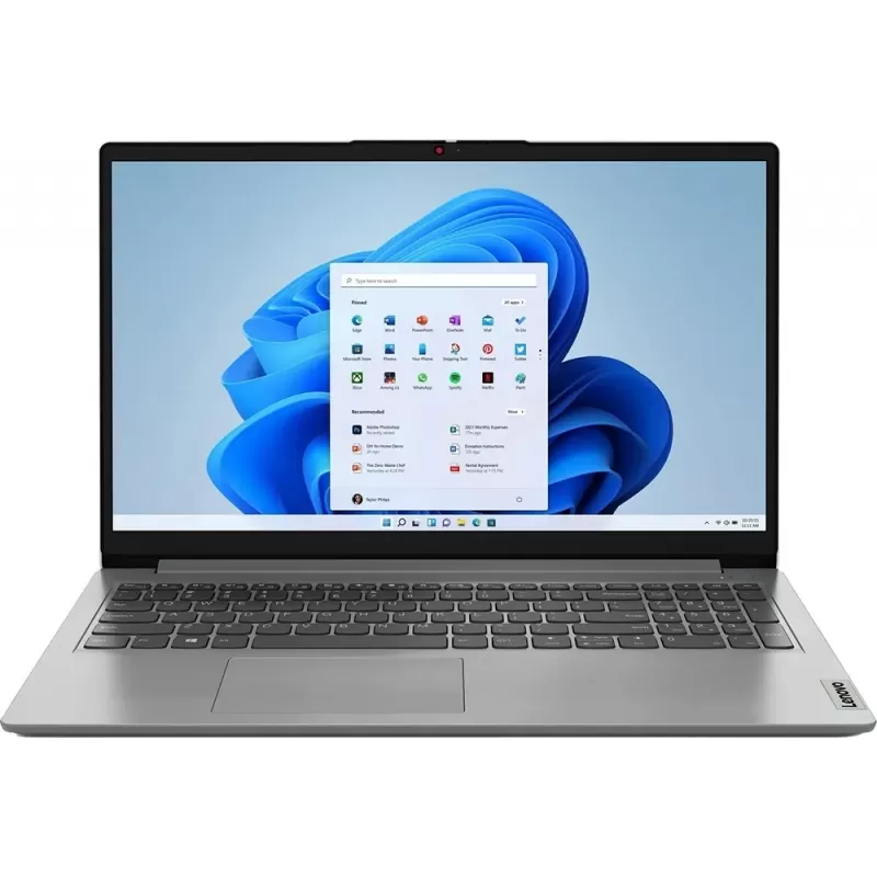 Notebook Lenovo IdeaPad 1 15IAU7 82QD00DHUS 15.6" Touch Intel Core i3-1215U 8/256GB W11H - Cloud Grey