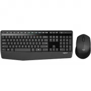 Teclado + Mouse Wireless Logitech MK345 - Black (E...
