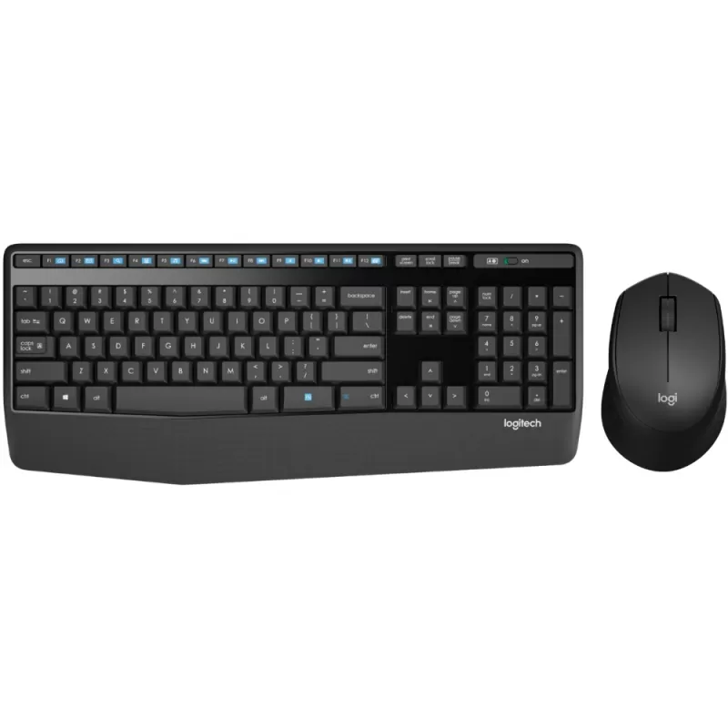 Teclado + Mouse Wireless Logitech MK345 - Black (Español)