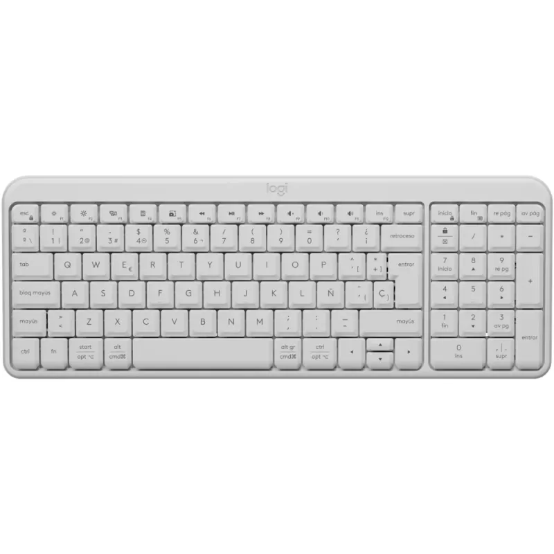 Teclado Logitech Bluetooth K250 - White (Español)