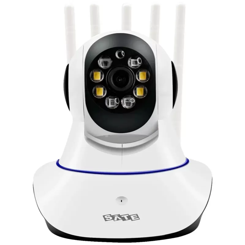 Cámara IP Sate A-CAM006 2MP 360° Wi-Fi 2V - Whit...