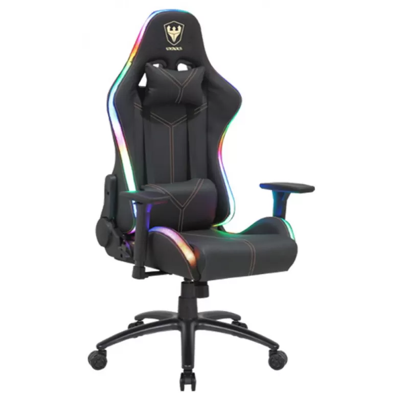 Silla Gamer Sate A-GC8710 RGB - Black