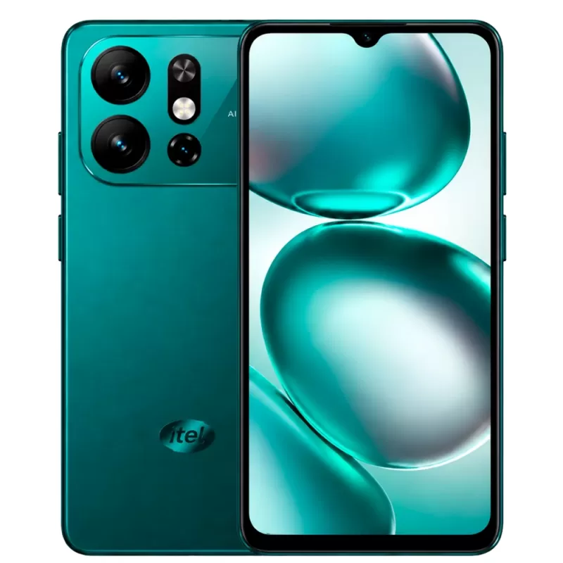 Smartphone Itel A100CS A6611L DS LTE 6.6" 4/128GB - Lake Green
