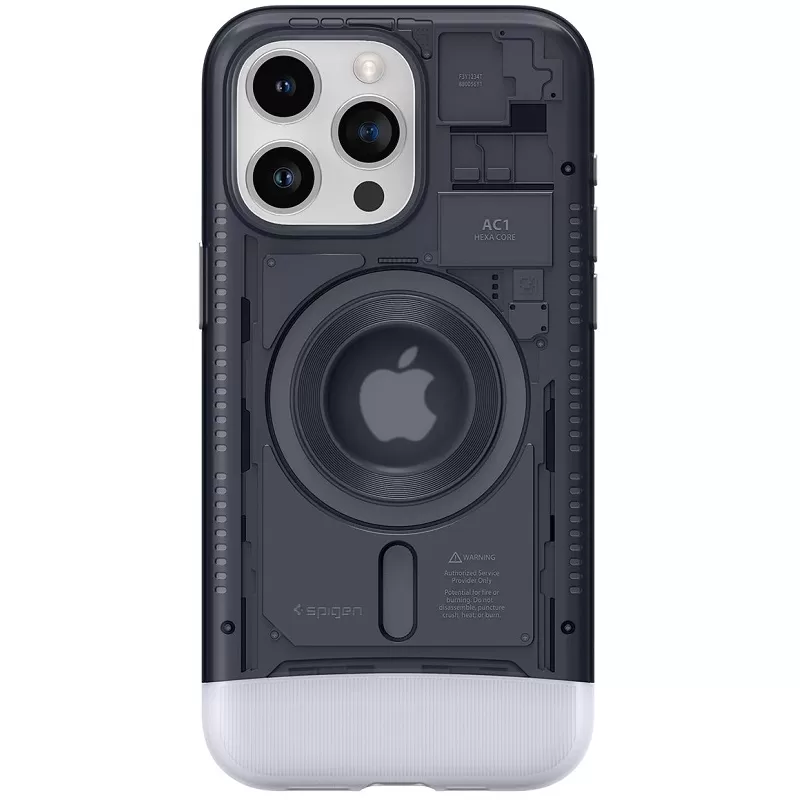 Capa Spigen IPhone 15 Pro Max ACS06607 Classic C1 MagFit - Graphite