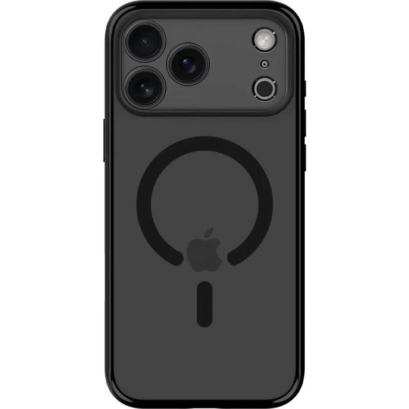 Capa Spigen iPhone 17 Pro Max Crystal Hybrid MagFit ACS09601 - Frost Black