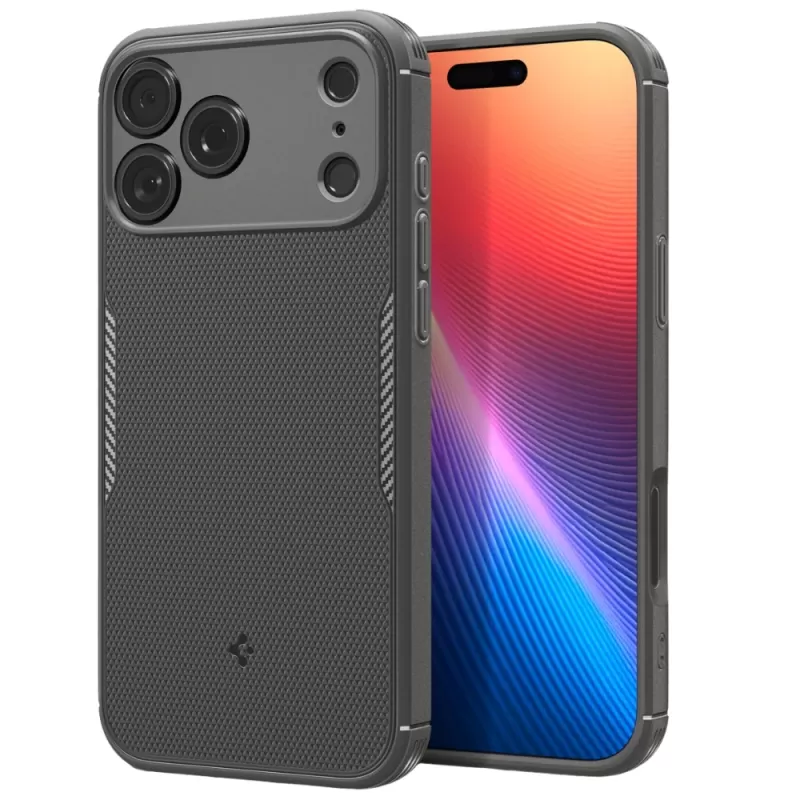 Capa Spigen iPhone 17 Pro Core Armor MagFit ACS09682 - Marble Gray