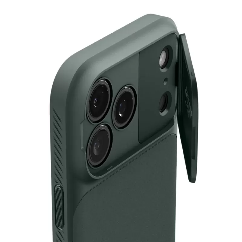 Capa Spigen iPhone 17/18 Pro ACS09954 Optik Armor - Abyss Green