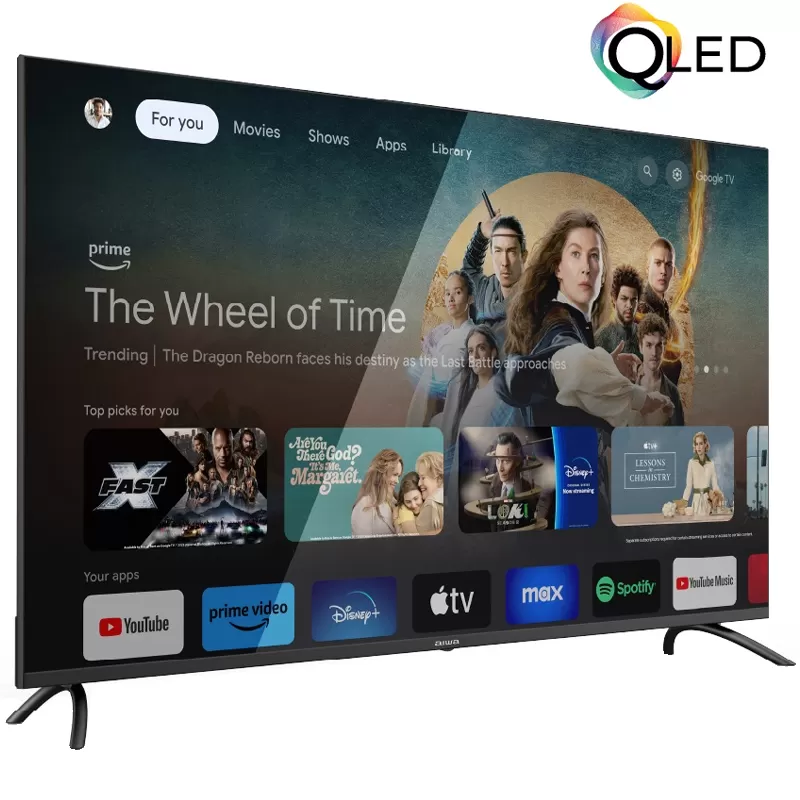 Smart TV QLED Aiwa 55" AW55B4QFG 4K Ultra HD