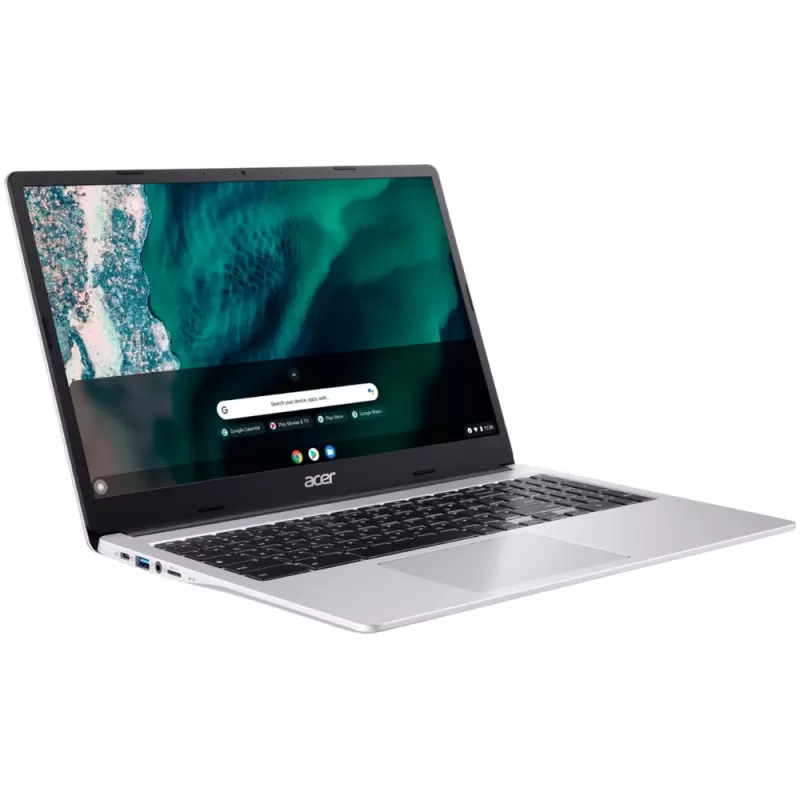 Notebook Acer Chromebook 315 CB315-4H-C0BR 15.6" Intel Celeron N4500 4/64GB - Sparkly Silver