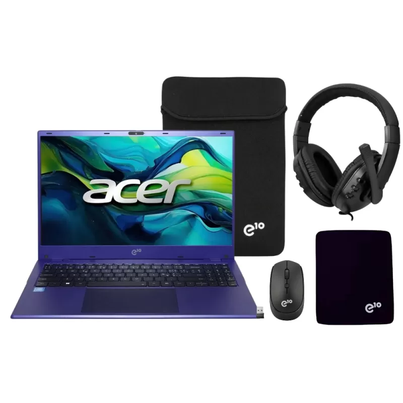 Notebook Acer Gadget E10 ETBook SEP CWI629 15.6" Intel Celeron N4020 8/128GB W11 - Blue