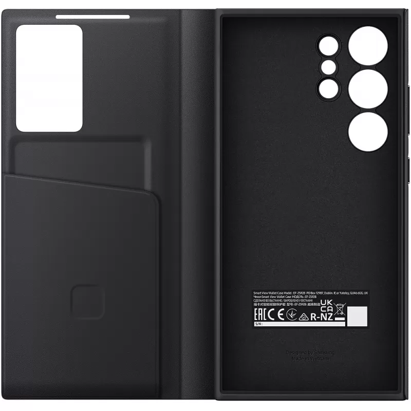 Capa Samsung Galaxy S24 Ultra EF-ZS928CBEGWW Smart View Wallet - Black