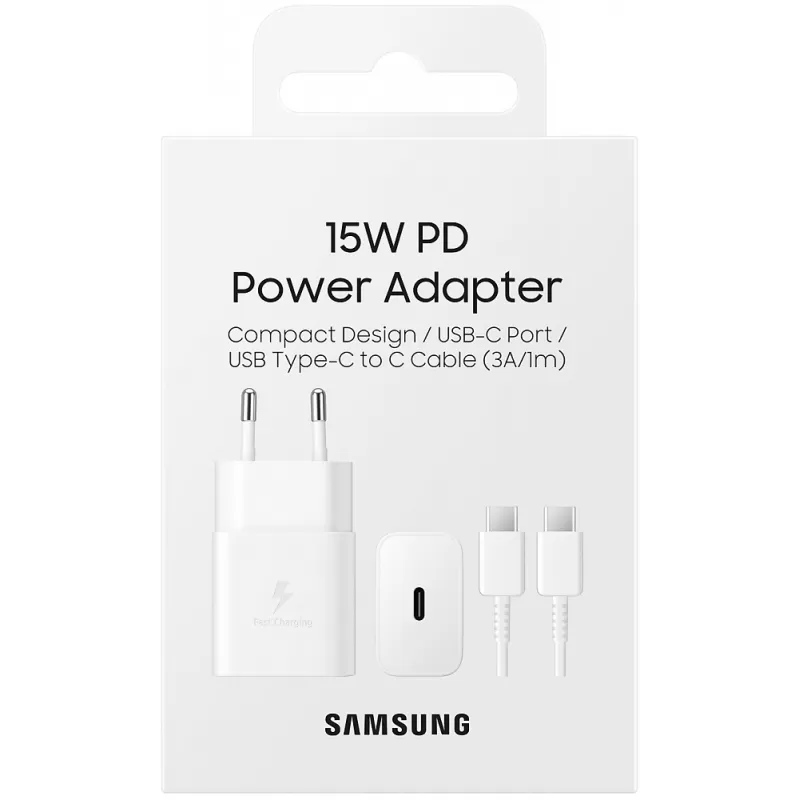 Cargador Samsung USB-C 15W EP-T1510XWEGWW - White