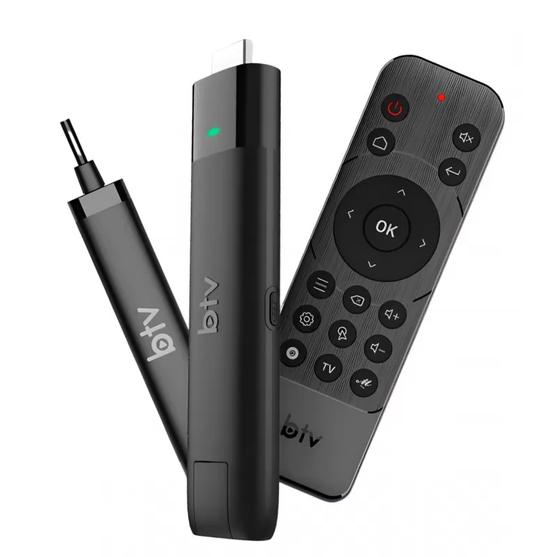 Receptor BTV Stick ES15 1/8GB 4K Wi-Fi Android - Black