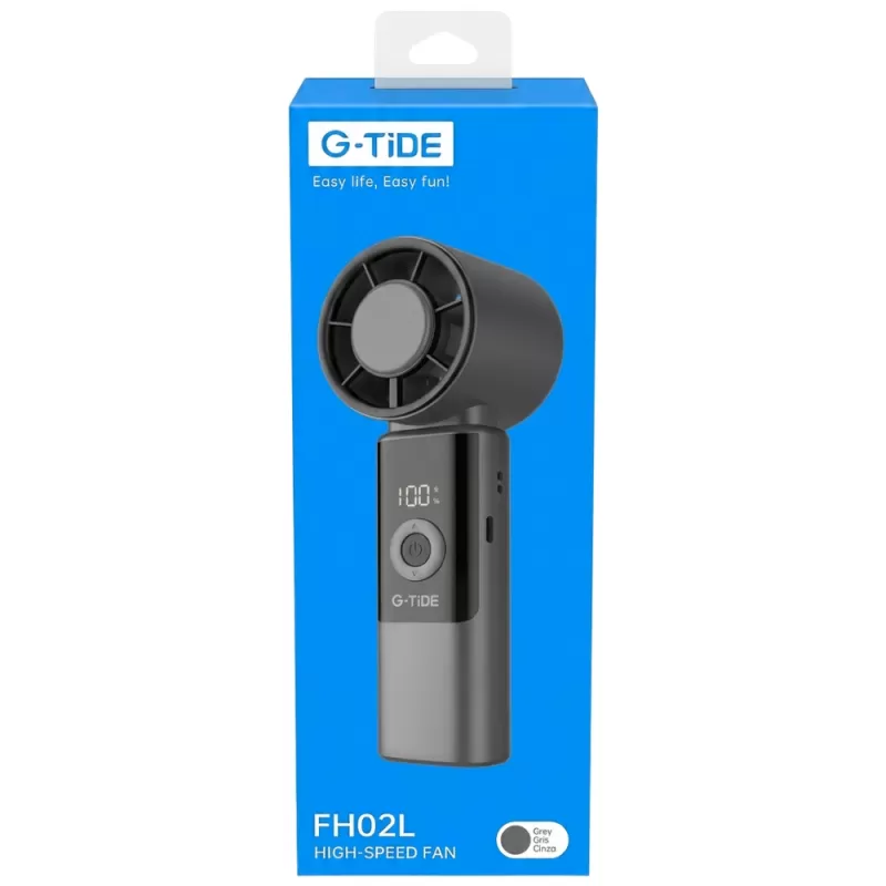 Mini Ventilador Portátil G-Tide FH02L 4.400mAh - Gray