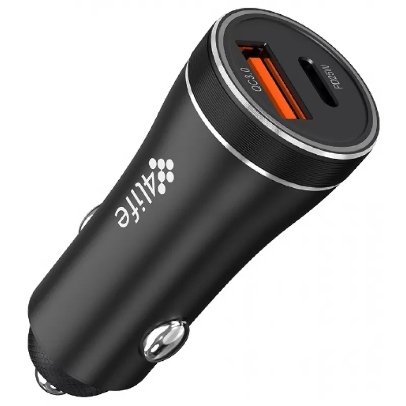 Cargador Vehicular 4life FL959AC43B USB/USB-C 43W - Black