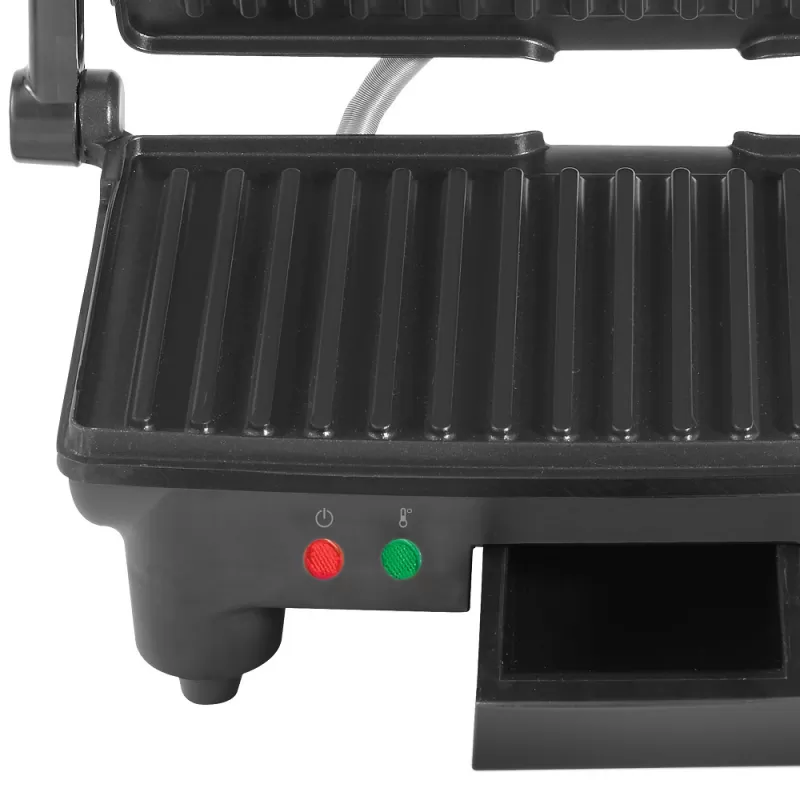 Sandwichera Grill Black+Decker Panini GR2976-CL 910W 220V - Plata/Negro