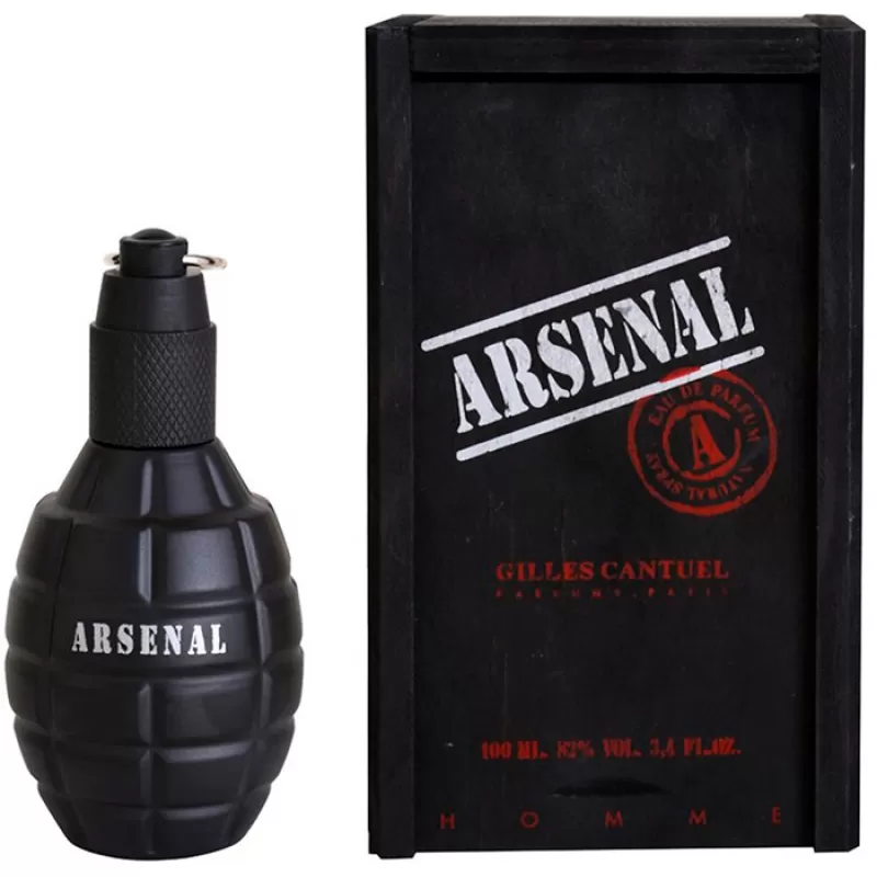 Perfume Arsenal Black Gilles Cantuel EDP Masculino...