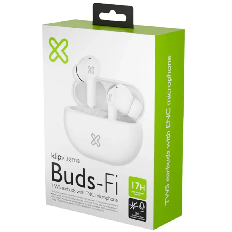 Auricular Klip Xtreme Buds-Fi KTE-015WH Bluetooth - White