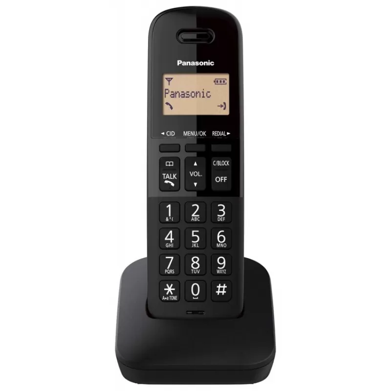 Teléfono Inalámbrino Panasonic KX-TGB310LAB 2V - Negro