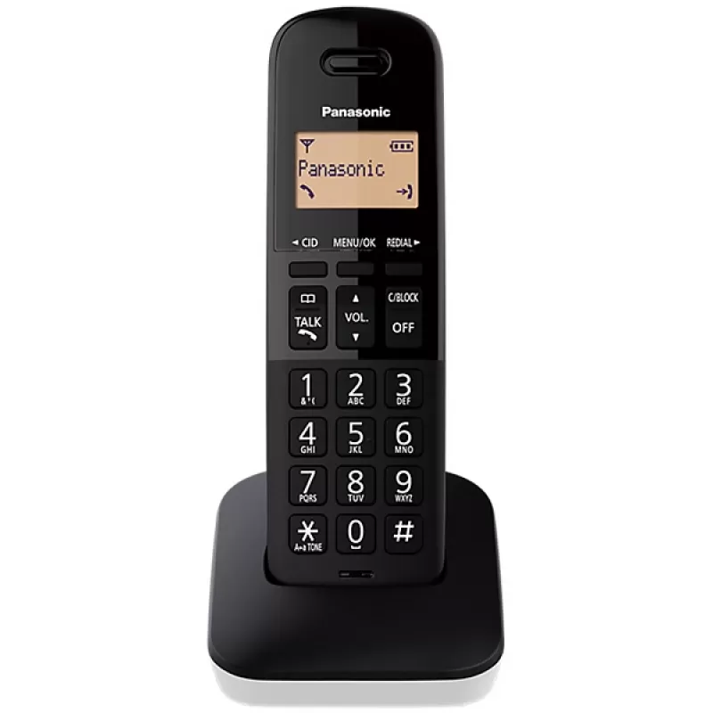 Teléfono Inalámbrino Panasonic KX-TGB310LAW 2V - Negro/Blanco