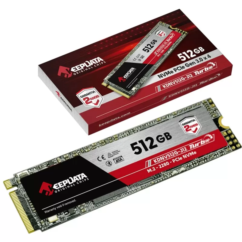 SSD M.2 NVMe Keepdata turbo 512GB (KDNV512G-J12)