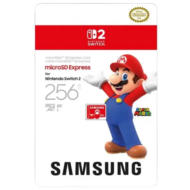 Memoria microSD Express Samsung 256GB para Nintendo Switch 2